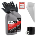 Factory Racing Parts SAE 10W-40 2qt Oil Change Kit Fits Kawasaki KVF650, KVF360