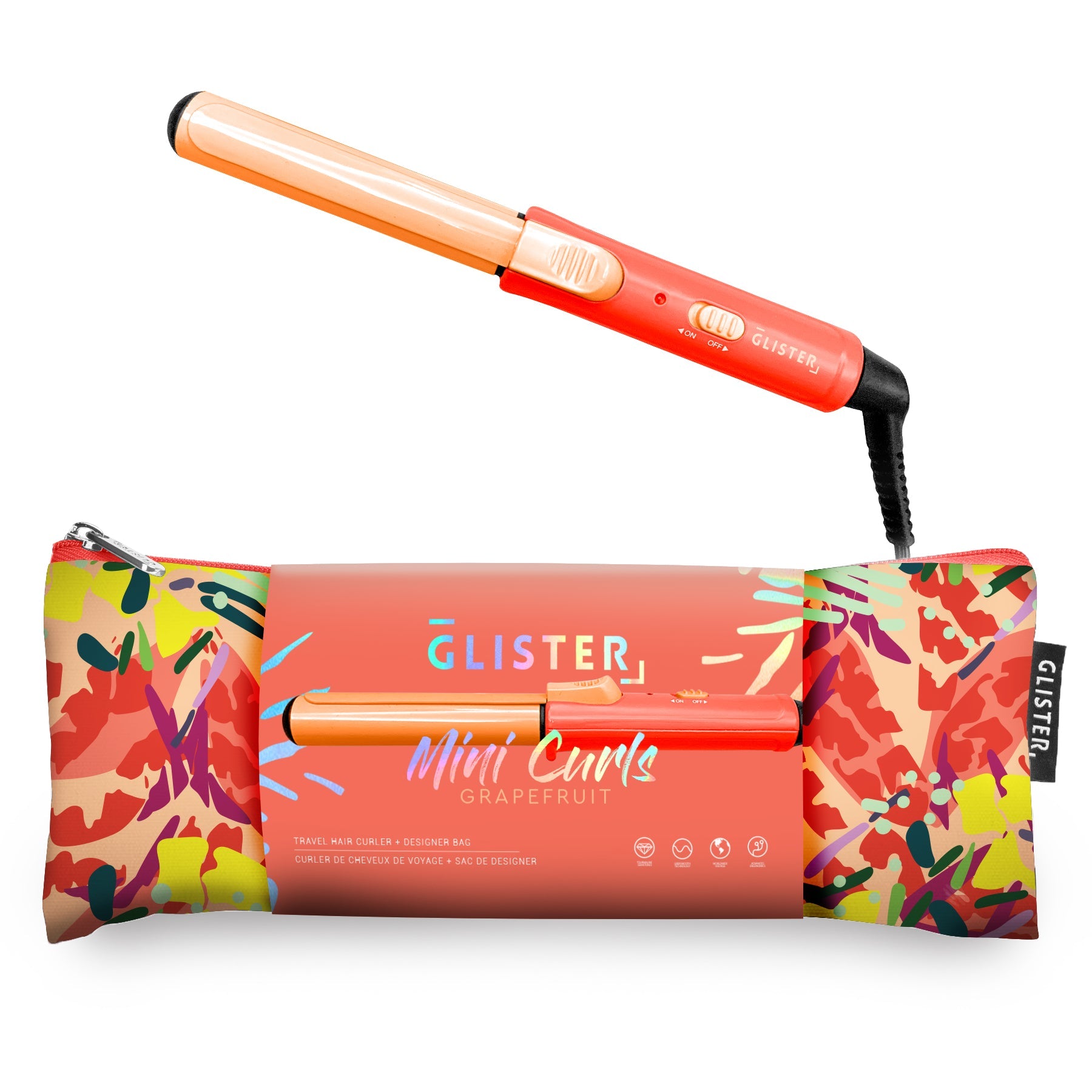 7 PC Complete Travel curl set (Orange)